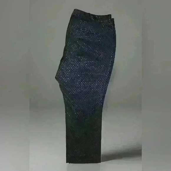 Worthington Sz 16 P Slim Fit Capri Pants Party Semi Formal Sheen 38 X 24 - Picture 7 of 7